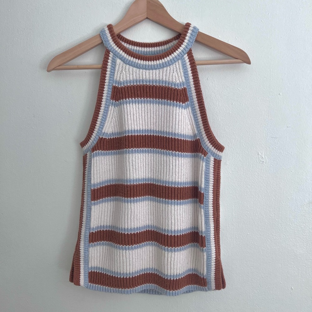 Madewell retro stripe knit top